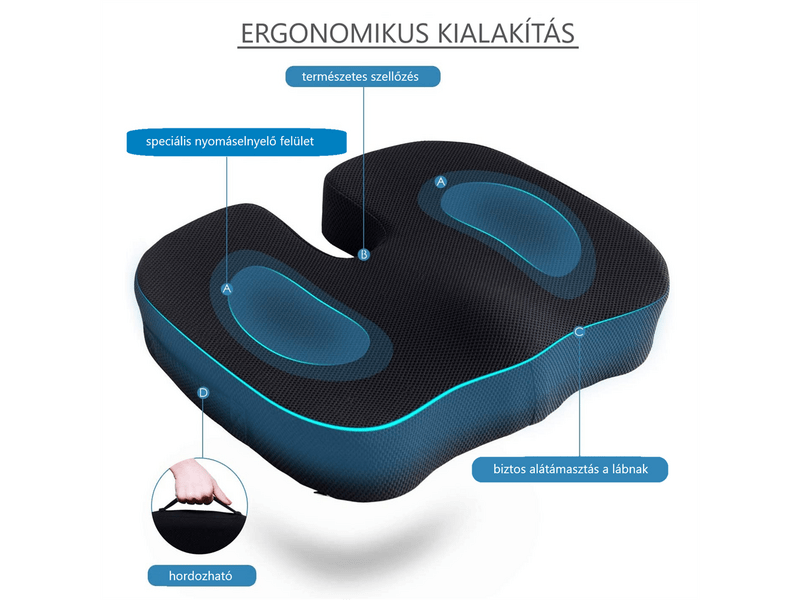 Vivamax Memóriahabos anatómiai ülőpárna (GYVMF6)