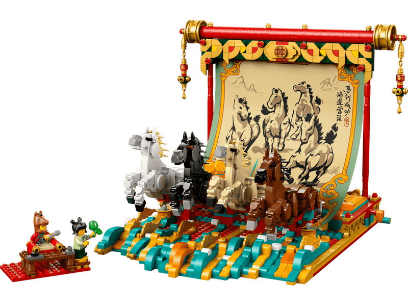 LEGO® Vágtázó lovakat ábrázoló festmény (80119)