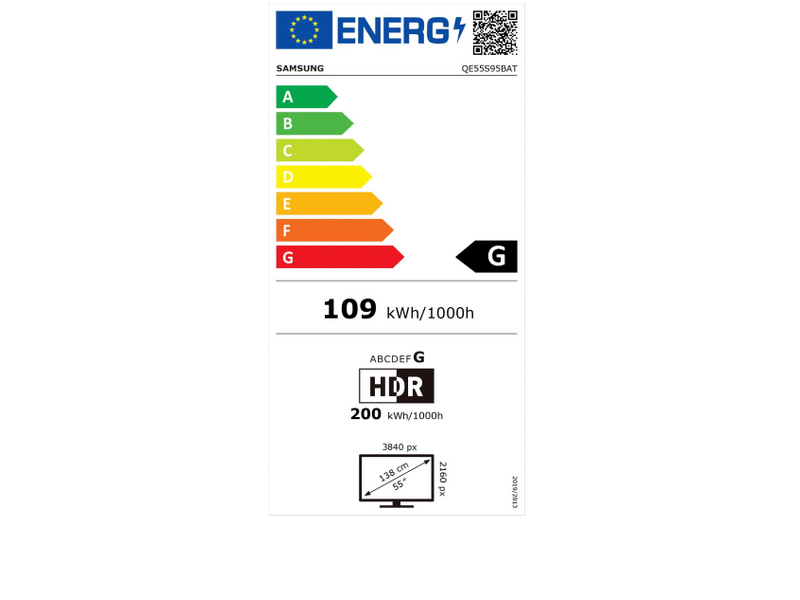 Samsung QE55S95BATXXH S95B OLED 4K SMART TV (2022)