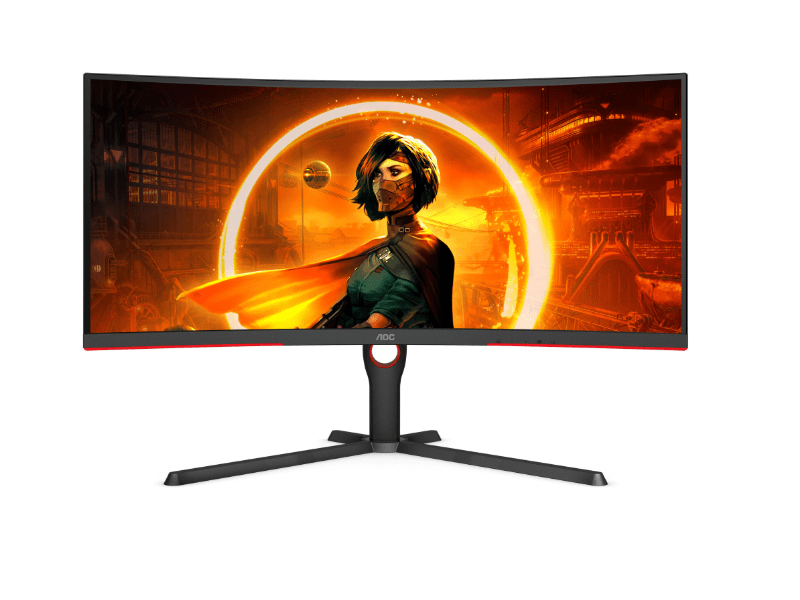 AOC CU34G3S/BK 34” Ívelt Gamer Monitor