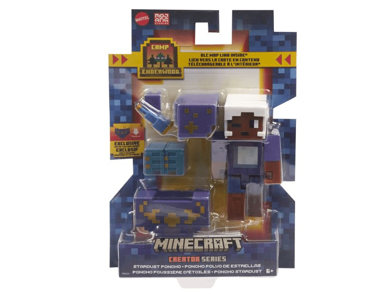 Minecraft Creator figura csillagpor poncsóval