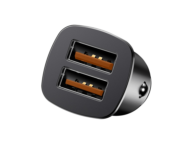 Baseus Square Metal autós gyorstöltő 30W, fekete (CCALLDS01)