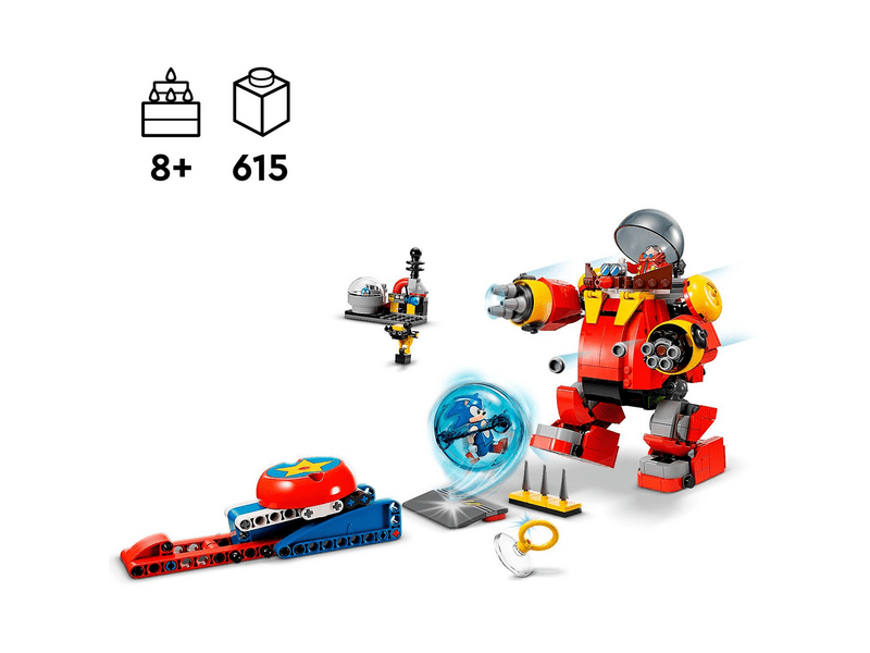 LEGO® Sonic the Hedgehog™ Sonic vs. Dr. Eggman robotja (76993)