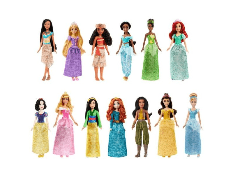 Disney hercegnők: csillogó hercegnő baba - többféle