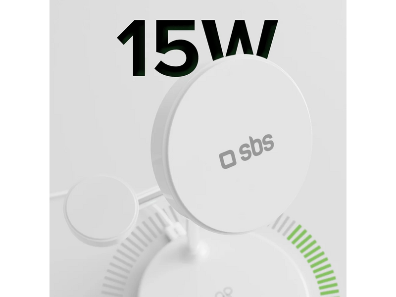 SBS Qi2 3in1 Vezeték nélküli töltőállomás (TEWIR3IN1QI2MFI)