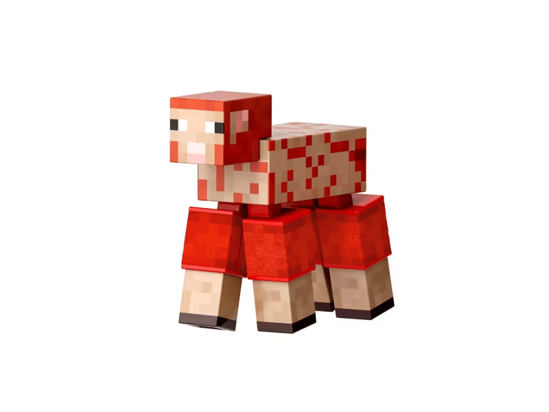 Mattel Minecraft Diamond Level Bárány figura (JCV22)