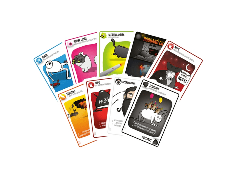 Robbanó cicák kártyajáték (34566)