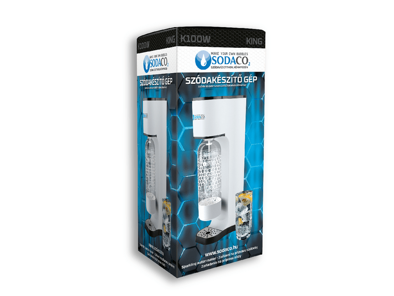 SodaCo King szódagép, fehér (K100W)