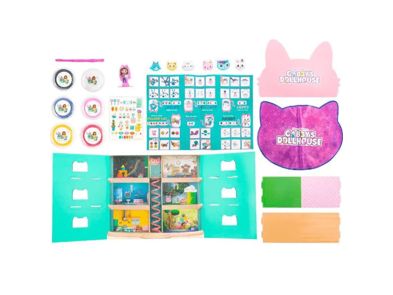 Gabi babaháza: Gyurmaszett összerakható babaházzal (70-0003)