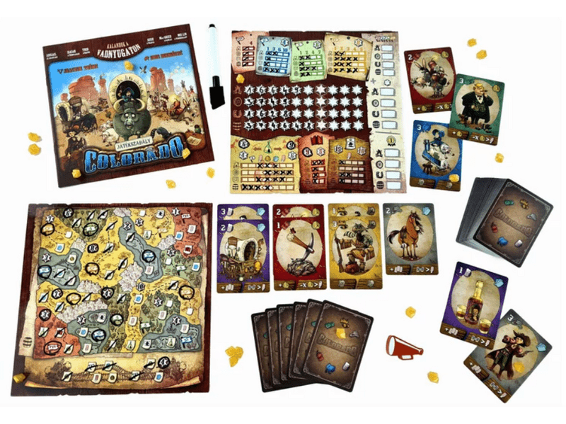Colorado - Kalandok a vadnyugaton Társasjáték (BLR 10009)