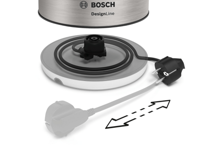 Bosch TWK4P440 DesignLine 1.7L Vízforraló - Rozsdamentes acél
