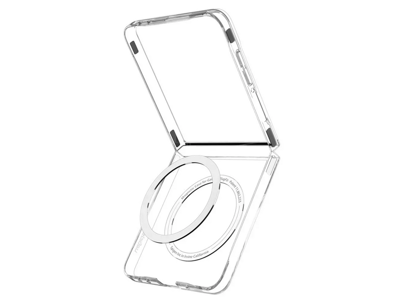 Spigen Samsung Z Flip7 Szilikon tok, átlátszó (ACS09556)