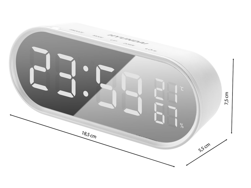 Hyundai AC 331 W Ébresztőóra, fehér