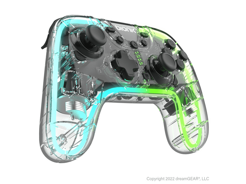 Bionik Nintendo Switch NeoGlow Vezeték nélküli RGB Kontroller (BNK-9099)