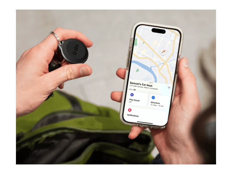 SBS Nyomkövető, fekete (TEFINDBTAPK)