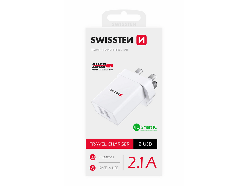 Swissten 22045100 UK (angol) hálózati töltőadapter