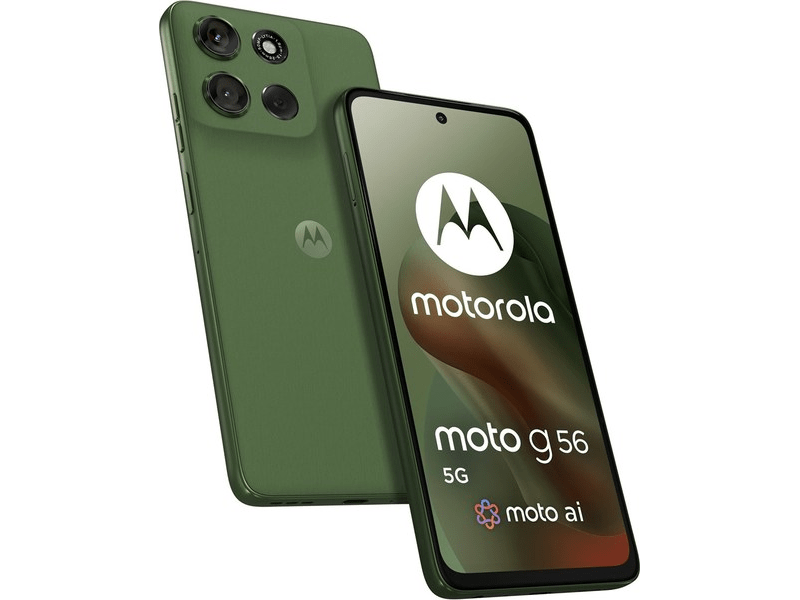 Motorola Moto G56 8/256GB 5G pametni telefon, zelene boje