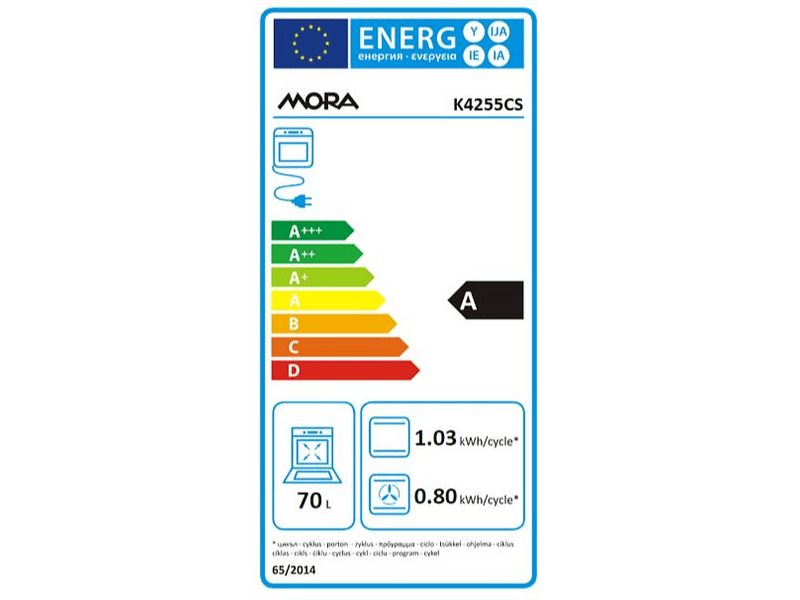 Mora K4255CS Kombinált tűzhely