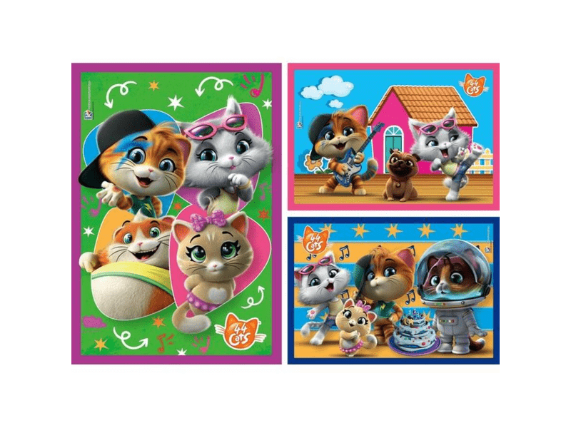 Clementoni 44 macska 3x48 db-os puzzle