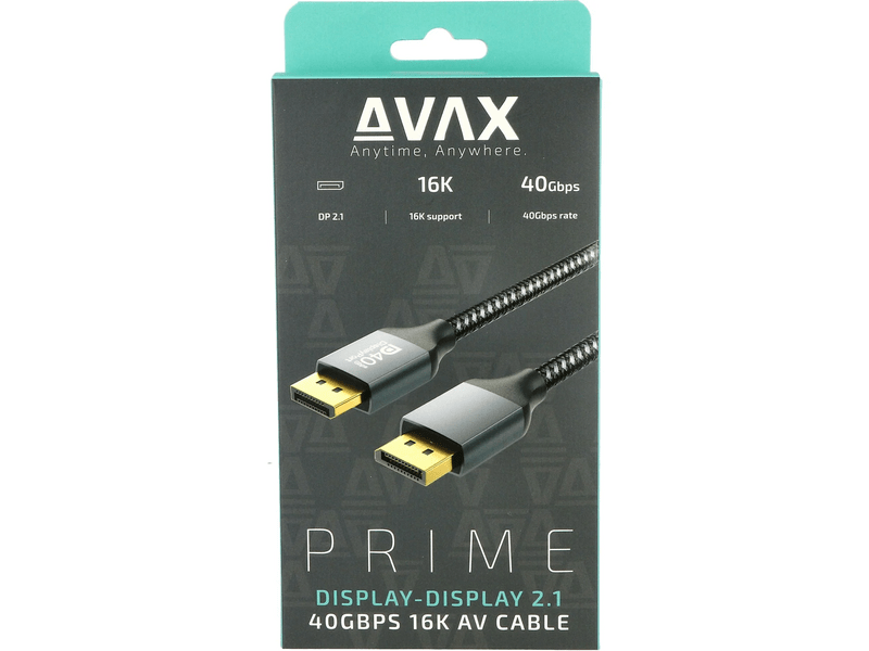Avax AV901 PRIME Displayport kábel, 2m