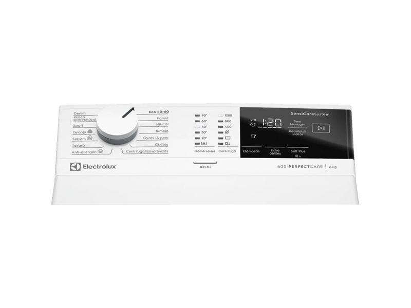 Electrolux EW6EU1226H SensiCare 600 Felültöltős mosógép
