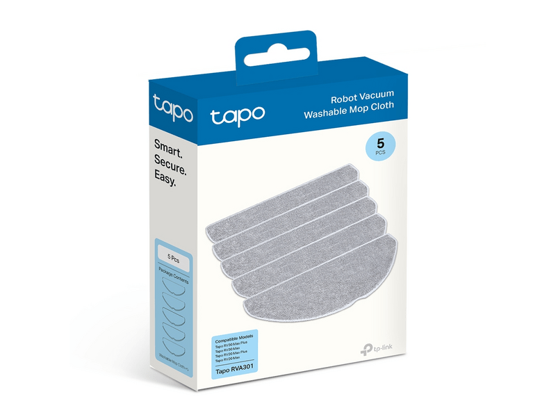Tp-Link Tapo RVA301 Mosható felmosókendő robotporszívóhoz, 5db