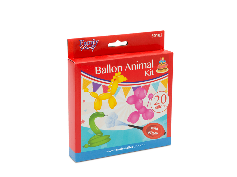 Family 50102 Hajtogatós lufiszett pumpával, 20 db