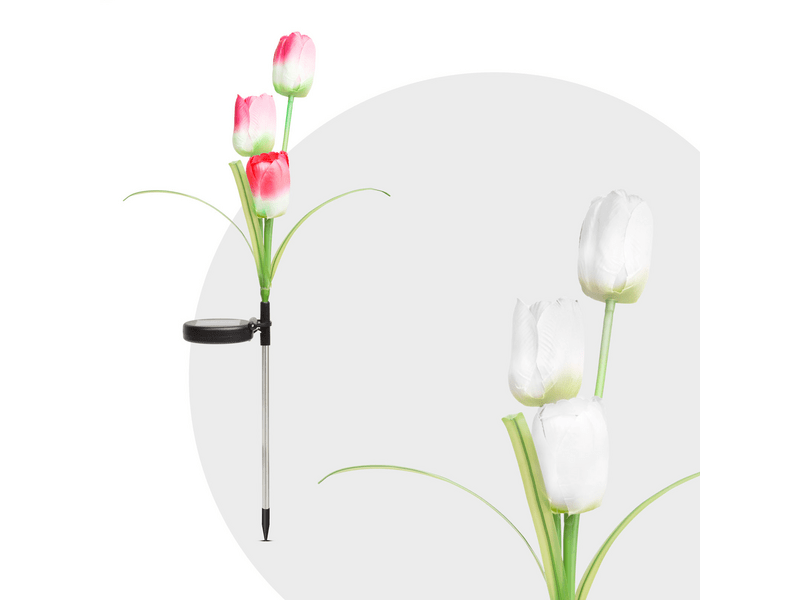 Garden of Eden 11721 Leszúrható szolár virág, RGB LED, 70 cm, 2 db