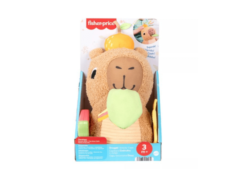 Fisher-Price Sensimals: Kapibari plüssfigura - 24 cm (HYR54)