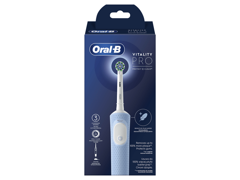 Oral-B Vitality PRO X Clean Elektromos fogkefe, Kék (80375354)