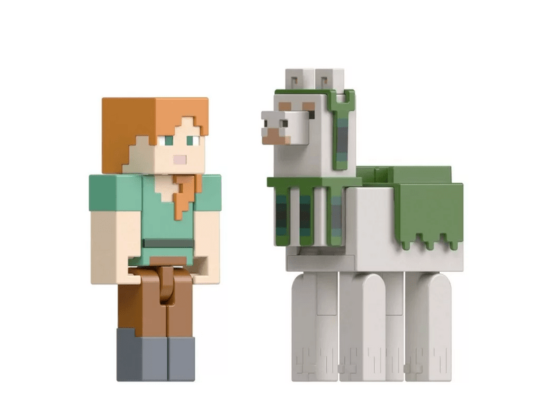 Minecraft Alex és láma figura szett