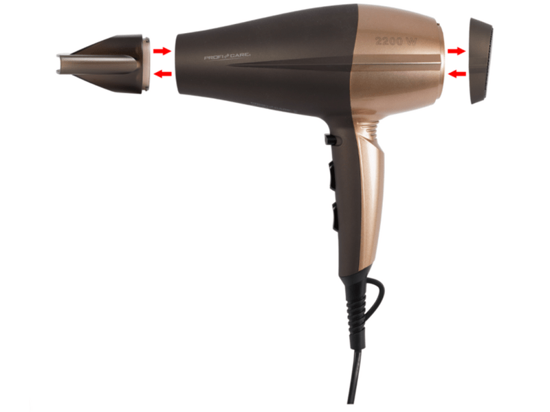 ProfiCare PC-HT 3010 Professzionális hajszárító, barna-bronz