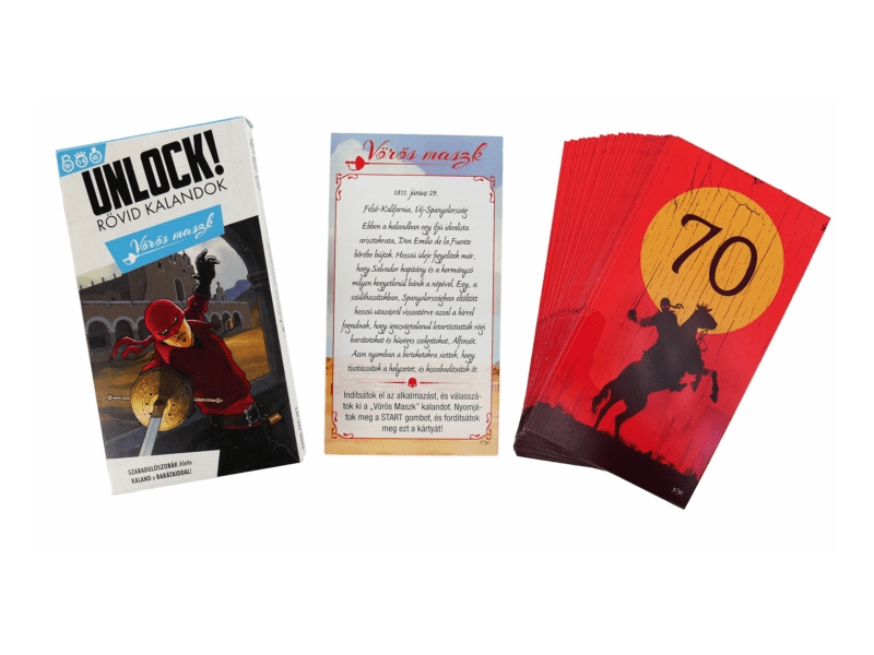 Unlock!: Rövid kalandok - Vörös maszk (ASM34725)