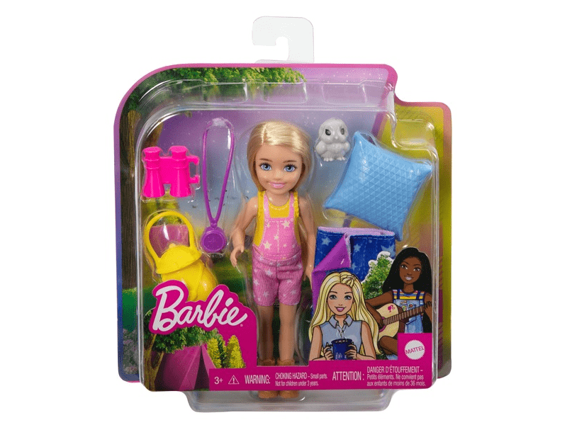 Barbie: Kempingező Chelsea baba (HDF77)