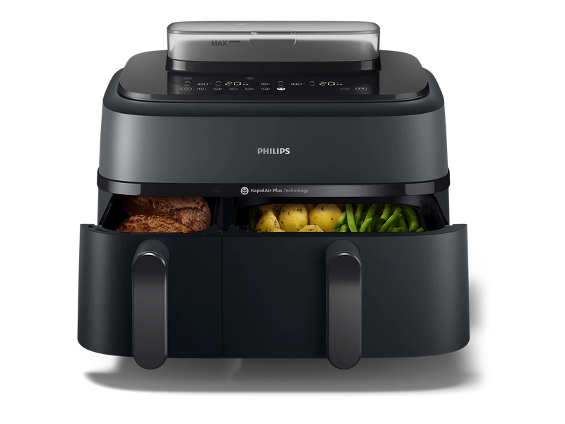 Airfryer,Series 5000,dual,fekete