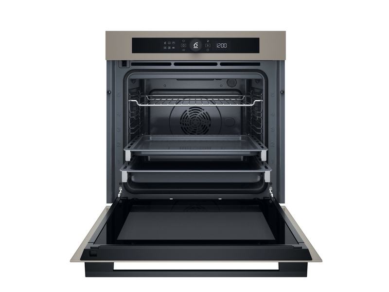 Whirlpool WOI5S8PM2SEA Beépíthető sütő + Whirlpool WMD54MBG Beépíthető mikrohullámú sütő, szatén