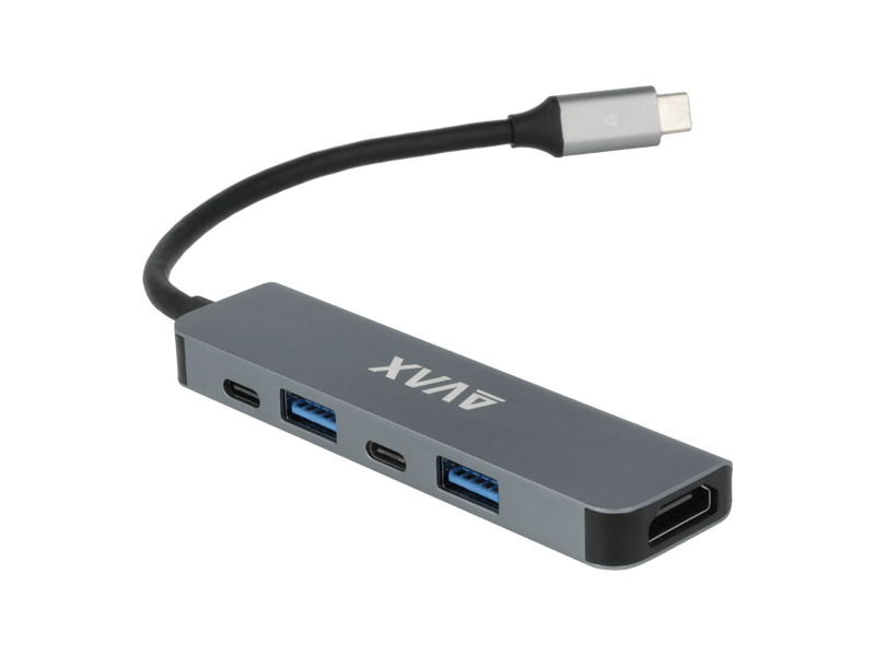 Avax HB611 5u1 HUB TypeC - HDMI,Type-C, 2xUSB 3.0,100W