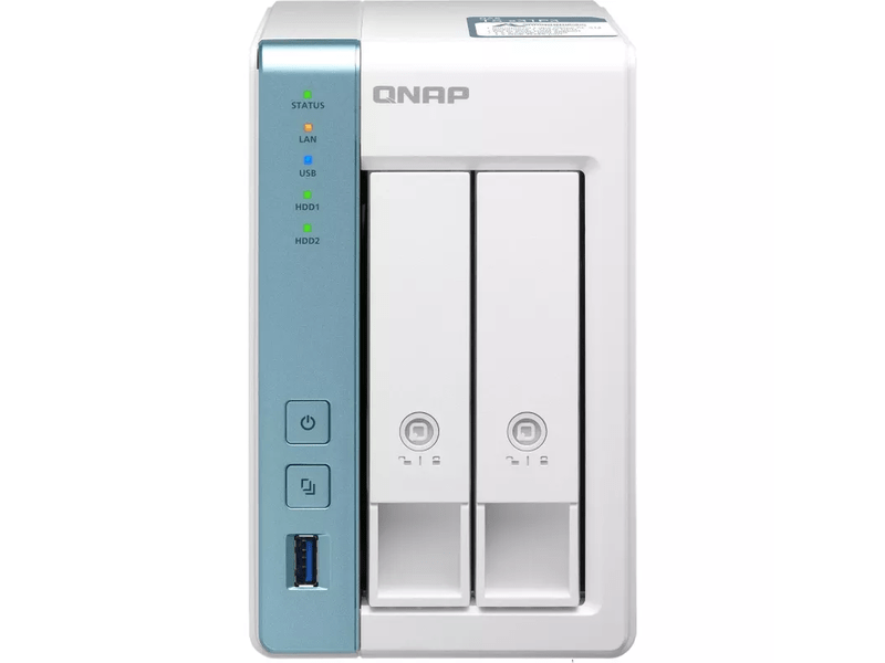 NAS,2fiók,2GB RAM,100/1000,2.5Gbe,USB