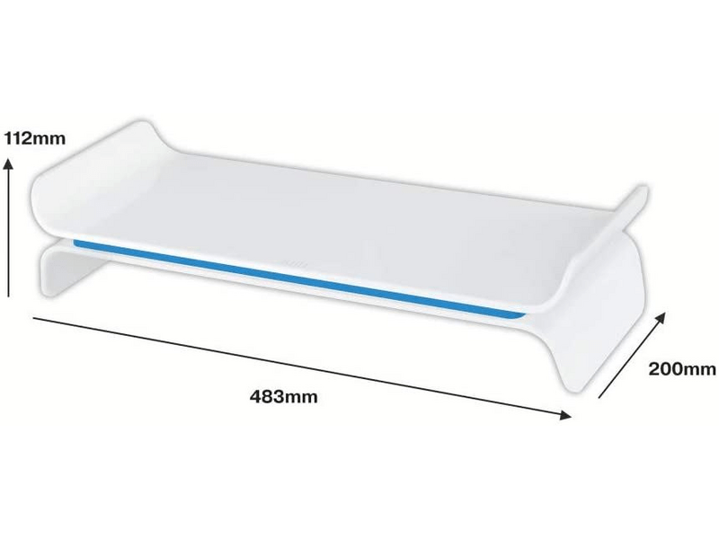 Leitz Ergo WOW Állítható monitorállvány, kék (65040036)