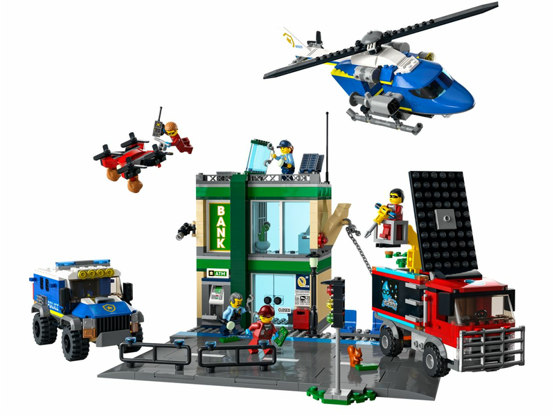 LEGO City Rendőrségi üldözés a banknál