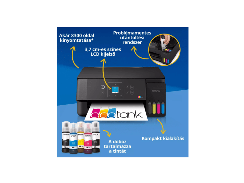 Epson L3362W Tintasugaras multifunkciós nyomtató (C11CL63421)