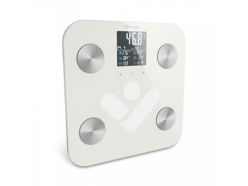 TrueLife FitScale W6 BT intelligens személymérleg, fehér