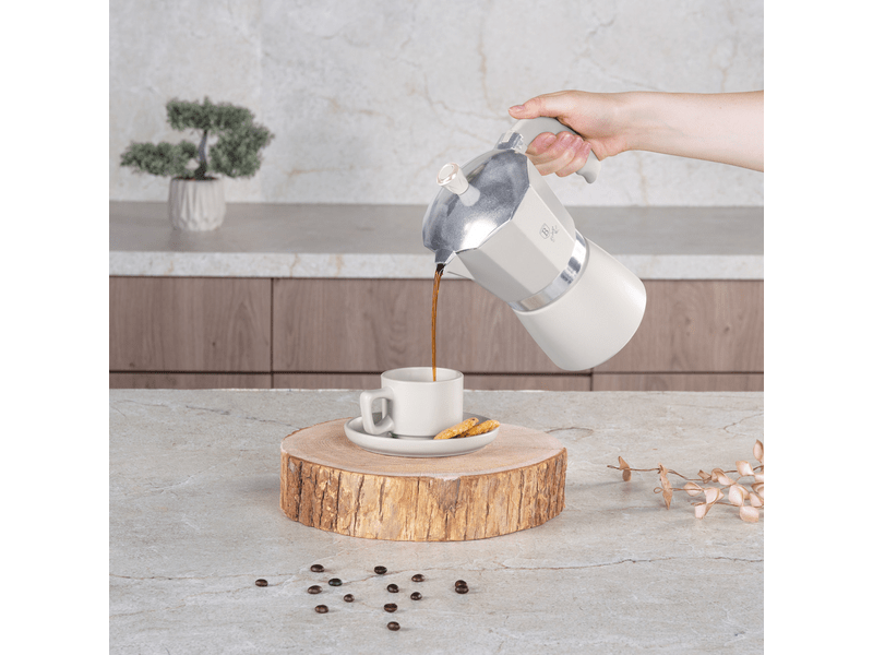 Berlinger Haus BH8573N Kotyogós kávéfőző,9 személyes, krém