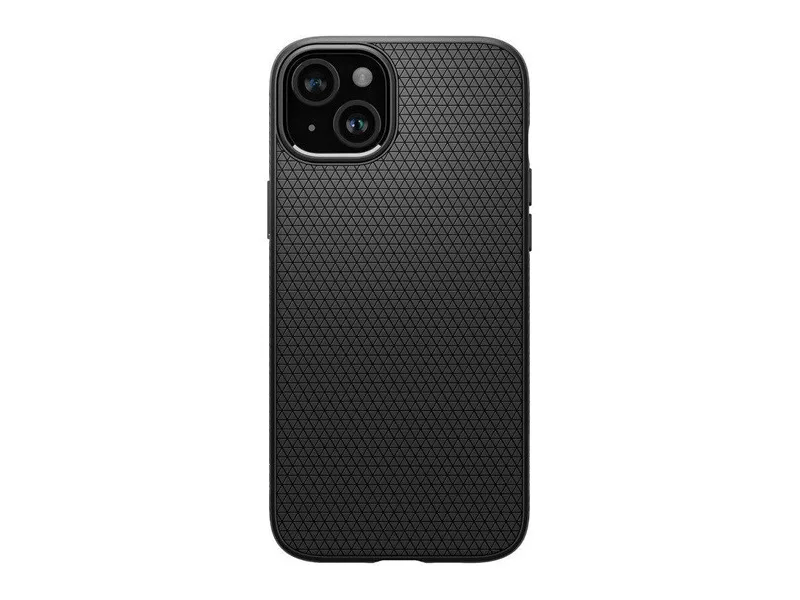 Spigen ACS08066 iPhone 16 Plus Szilikon tok, fekete