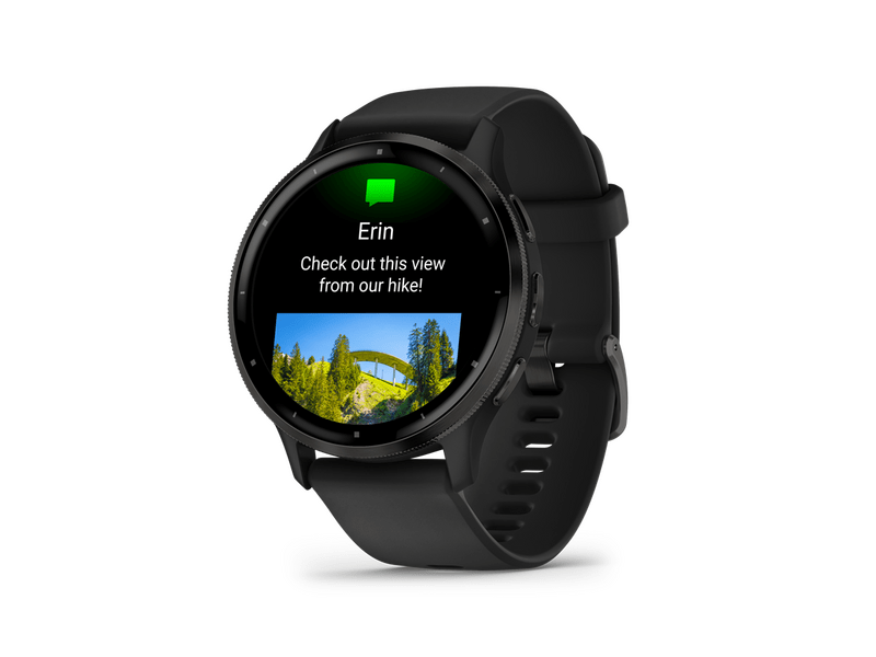Garmin Venu 3 fekete, szilikon szíjjal (010-02784-01)