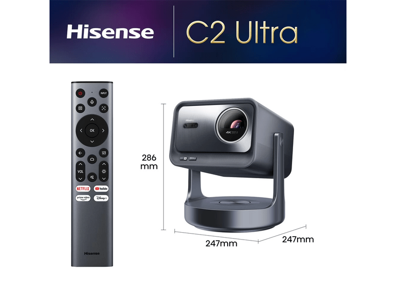 Hisense C2 Ultra Smart mini projektor