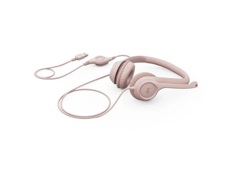 Logitech H390 USB slušalice, ružičaste (981-001281)