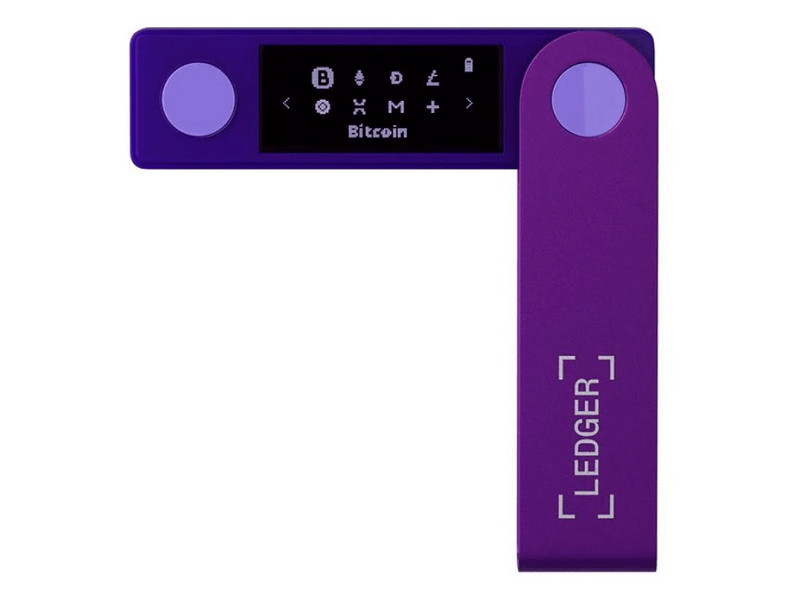 Ledger Nano X Crypto tárca, lila