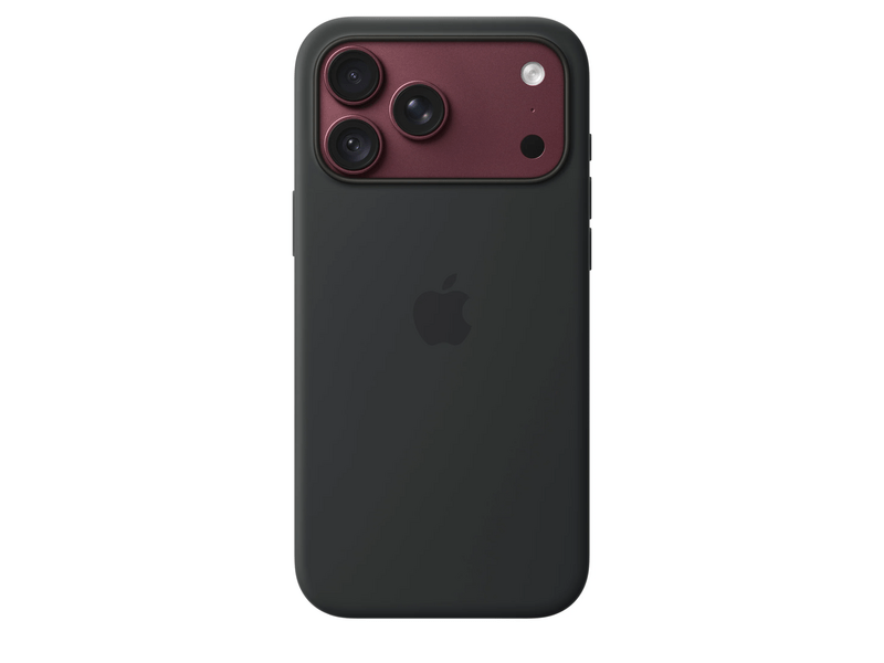 Apple iPhone 18 Pro Max szilikon tok, MagSafe-rögzítésű, fekete (MK954ZM/A)