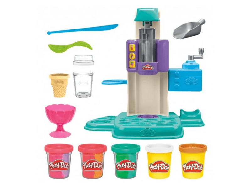 Play-Doh: Szivárványos fagylalt játékkészlet (G0028)